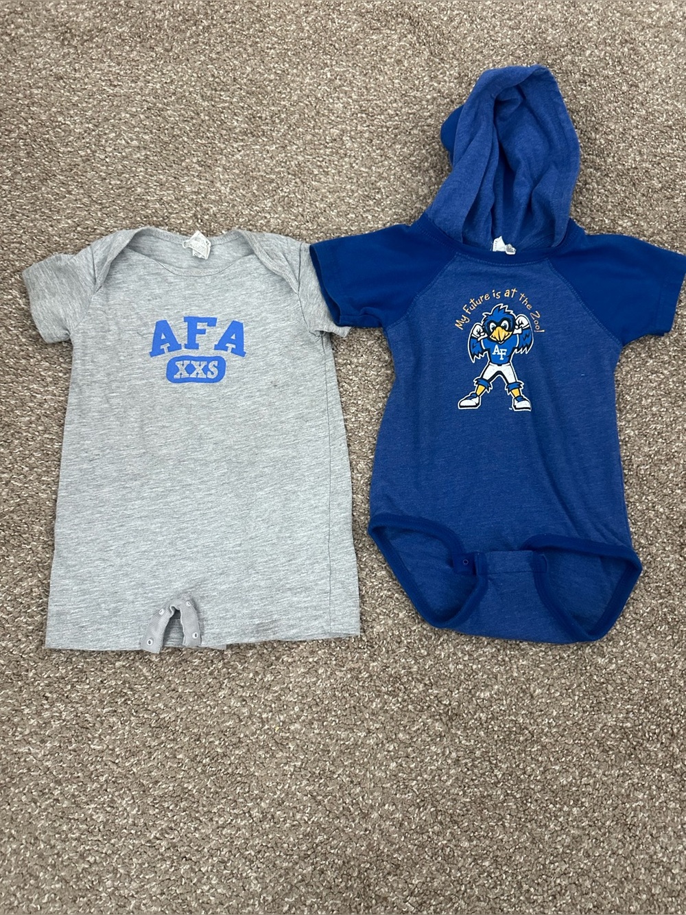 Air Force academy onesies (set of 2) - 12 months
